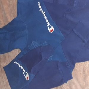 Champion sweatpants and matching hoodie
